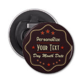 Retrofielabel Button Flesopener (Voorkant)