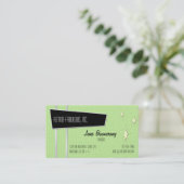 Retrofiele horizontale Visitekaartjes (Staand voorkant)