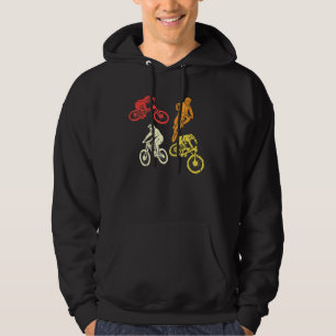 Retrofielenfietsers mountainbike hoodie