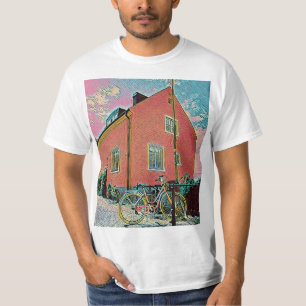 Retrofietskunst T-shirt