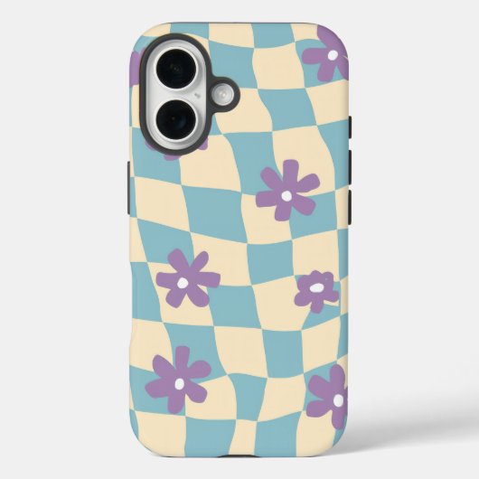 Retrofloerpatroon Case-Mate iPhone Case (Achterkant)