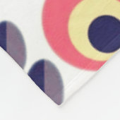 Retrofloerpatroon Fleece Deken (Hoek)