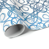 Retroflooppatroon Cadeaupapier (Rol Hoek)