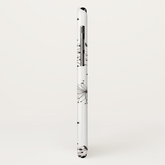 Retroflorale achtergrond Case-Mate iPhone case (Achterkant/links)