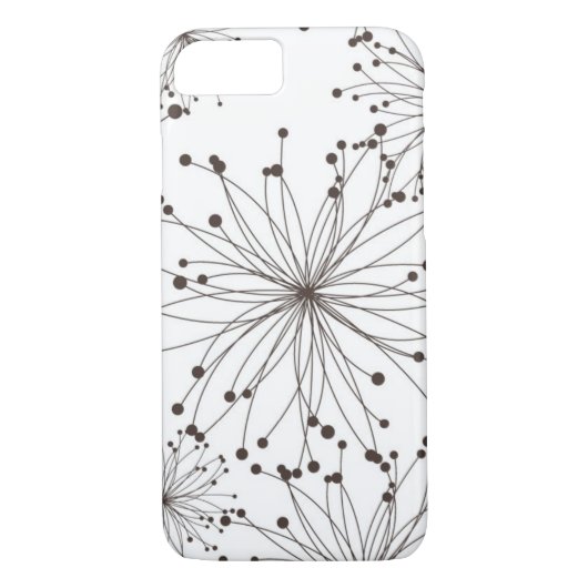 Retroflorale achtergrond Case-Mate iPhone case (Achterkant)