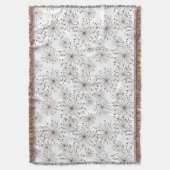 Retroflorale achtergrond deken (Voorkant Verticaal)