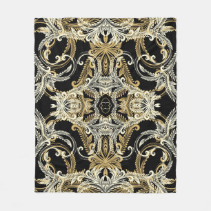 Retroflorale achtergrond.  illustratie.  fleece deken