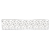 Retroflorale achtergrond korte tafelloper (Horizontaal)