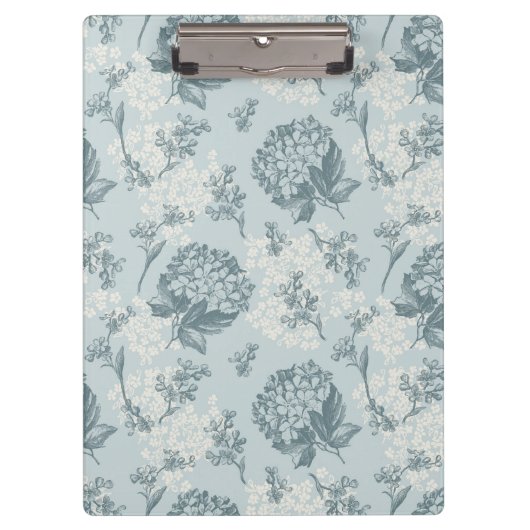 Retrofloreel patroon met viburnum bloemen klembord (Voorkant)