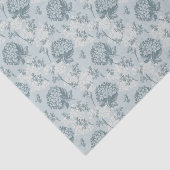 Retrofloreel patroon met viburnum bloemen tissuepapier (Detail)