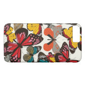 Retroflorpatroon 2 Case-Mate iPhone case (Achterkant (Horizontaal))
