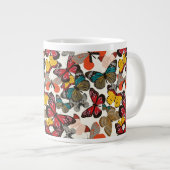 Retroflorpatroon 2 extra grote mok (Voorkant rechts)