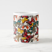 Retroflorpatroon 2 extra grote mok (Voorkant)