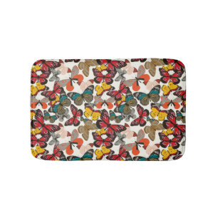 Retroflorpatroon 3 badmat