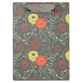 Retroflorpatroon 3 klembord (Voorkant)