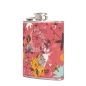 Retroflorpatroon Heupfles (Links)