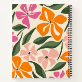 Retroflorpatroon Notitieboek (Achterkant)