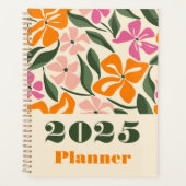 Retroflorpatroon Planner (Voorkant)