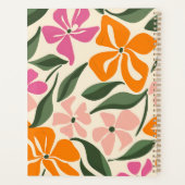 Retroflorpatroon Planner (Achterkant)