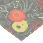 Retroflorpatroon Tafelkleed (Gekanteld)