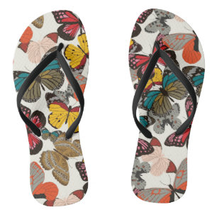 Retroflorpatroon Teenslippers