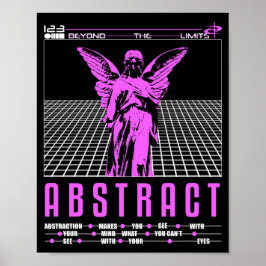 Retrofuturistische kool poster