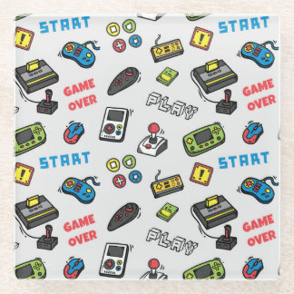 Retrogamer  consoles glazen onderzetter