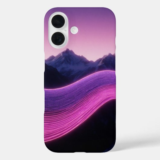 Retrogolfbergen Case-Mate iPhone Case (Achterkant)