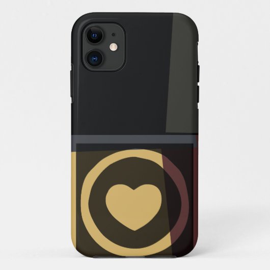 Retrohartgrafisch Case-Mate iPhone Case (Achterkant)