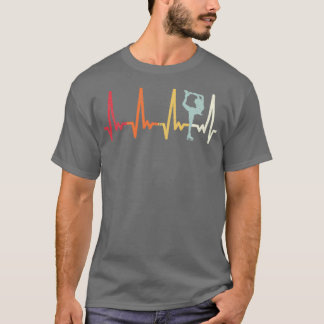 Retrohartslag schaatsen  puls-ijs t-shirt