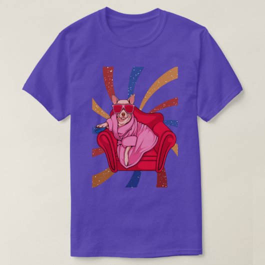 Retrohond T-shirt (Design voorkant)