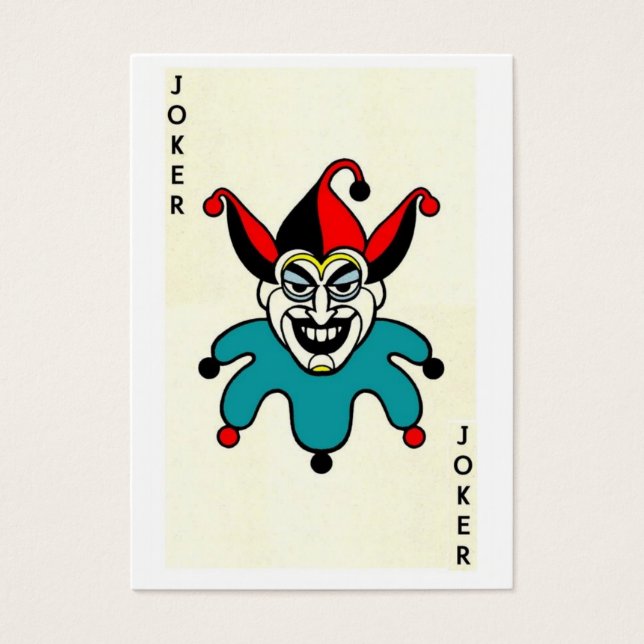 Retrokaart Visitekaartjes (Voorkant)