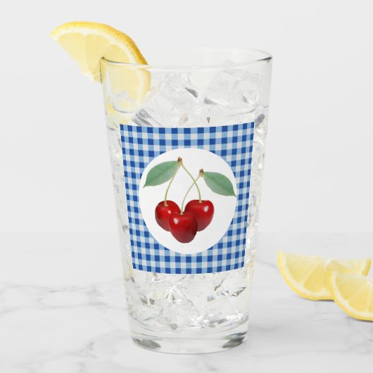 Retrokersen Drink glas (Voorkant ijs)