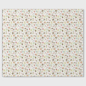 Retrokerst Cadeaupapier (Vlak)