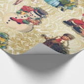 Retrokerst Cadeaupapier (Hoek)