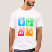 Retrokerst T-shirt (Voorkant)