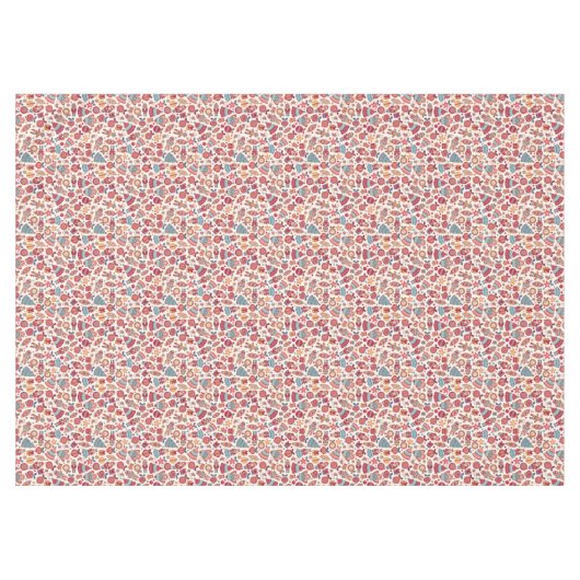 Retrokerst Tafelkleed (Voorkant (Horizontaal))