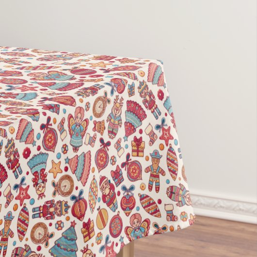 Retrokerst Tafelkleed (Voorbeeld)