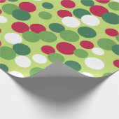 Retrokerstpapier voor Stippen Cadeaupapier (Hoek)