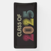 Retroklasse van 2025 spandoek (Verticaal)