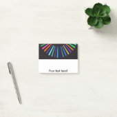 Retrokleuren zon post-it® notes (Kantoor)