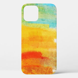  retrokleurig   Abstract schilderen iPhone 12 Pro Hoesje