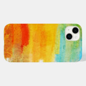  retrokleurig | Abstract schilderen Case-Mate iPhone Case (Achterkant (horizontaal))