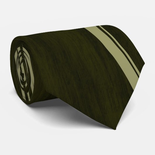 retrokleurige gestripte kunst stropdas (Opgerold)