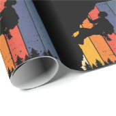 Retroklimmers van rottenstaarten cadeaupapier (Rol Hoek)