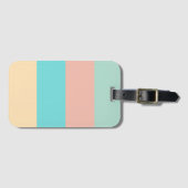 Retrokuststropen Bagagelabel (Voorkant (horizontaal))