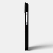 Retrokwadraten, rood, paars en zwart Case-Mate iPhone case (Achterkant / Links)