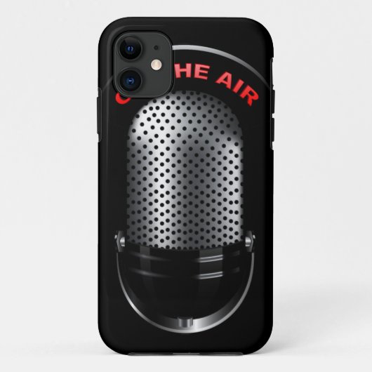 Retromicrofoon Case-Mate iPhone Case (Achterkant)