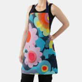 Retromod bloemen schort (Insitu)