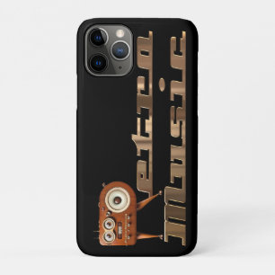 Retromuziek Minion iPhone 11 Pro Hoesje